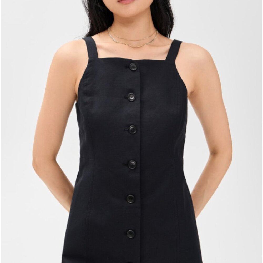 Alex Mill Alexis Dress (Black, L) NWT